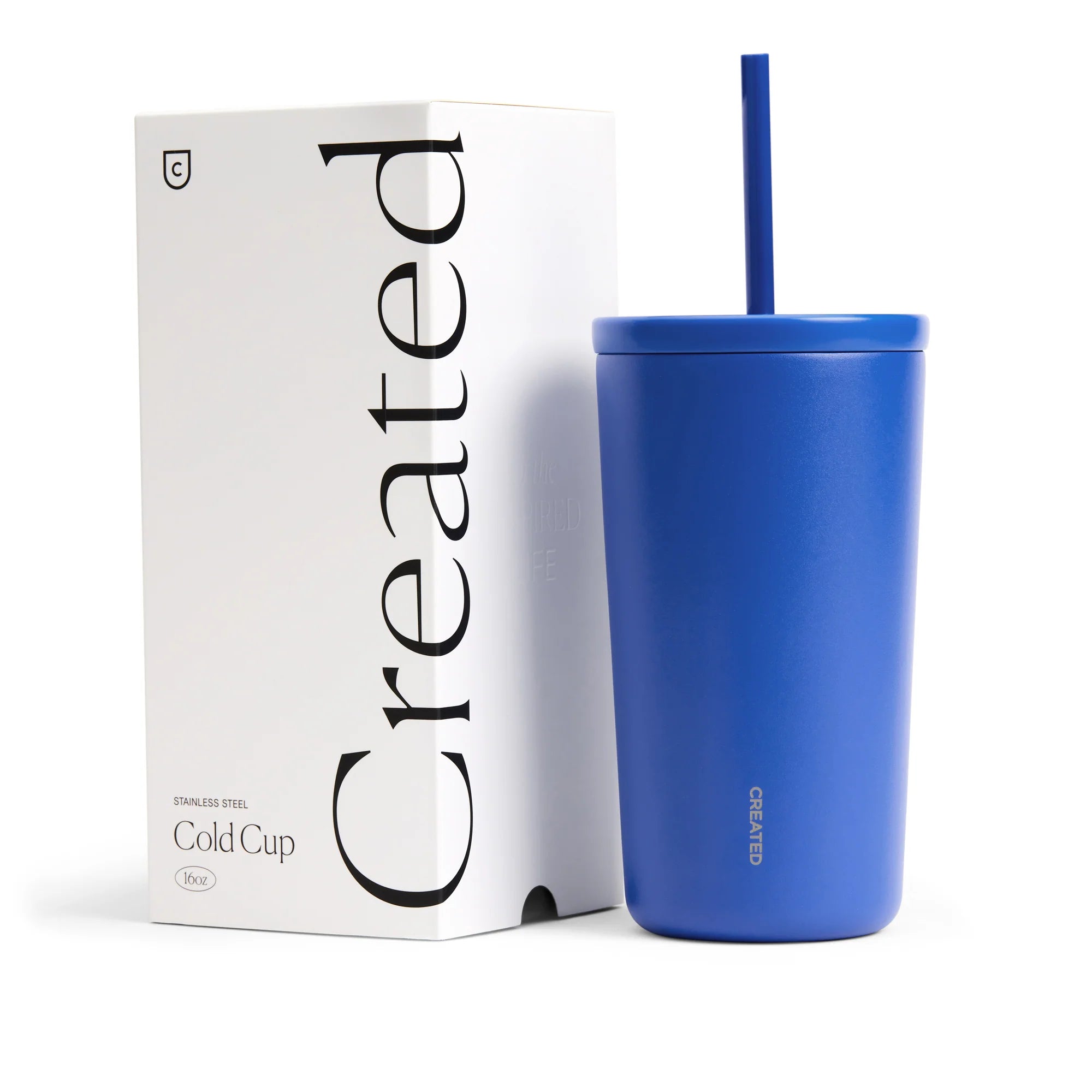 Created 16oz Cold Cup - Pacific Blue