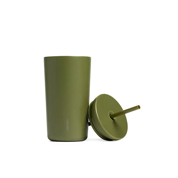 Created 16oz Cold Cup - Olive Green