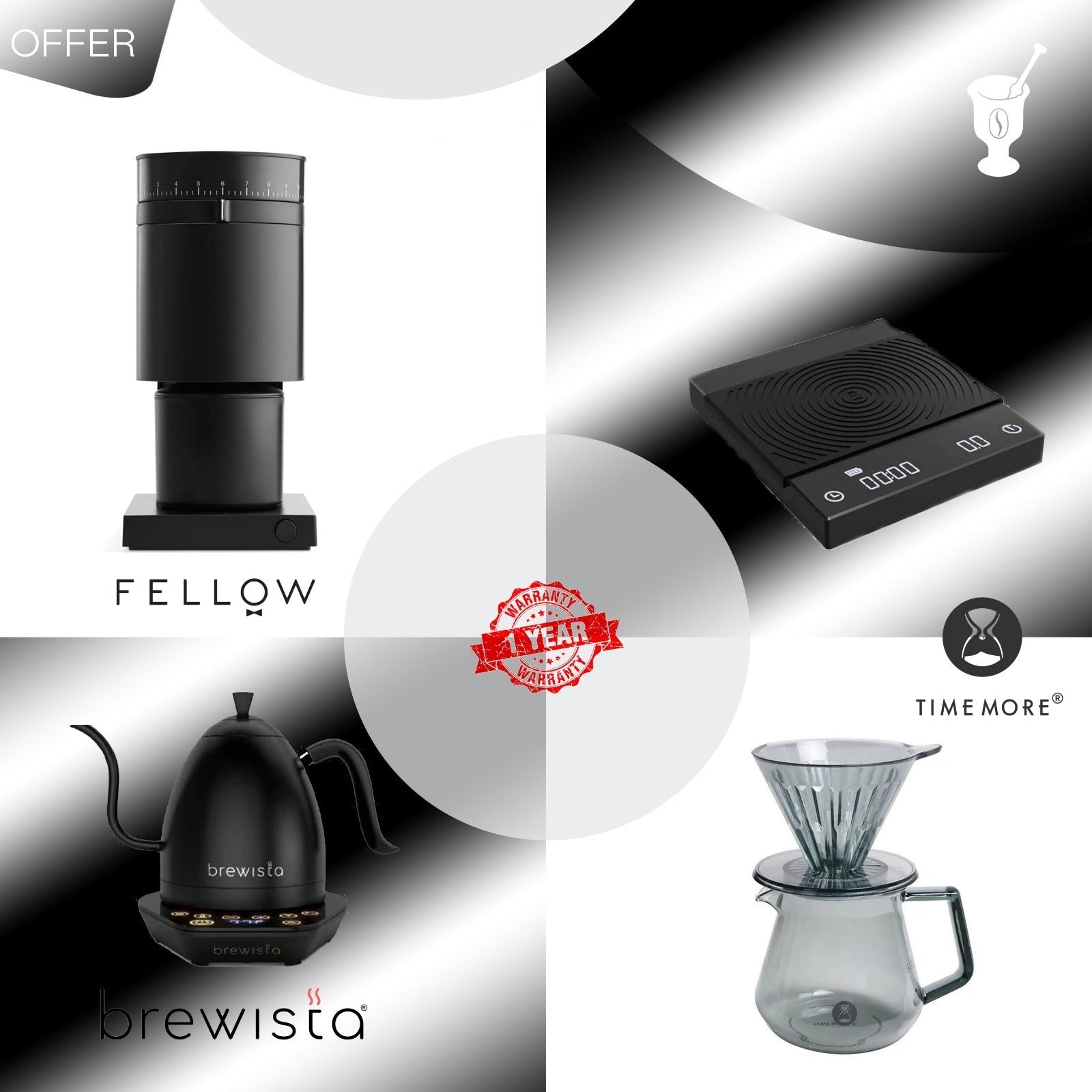 Hario V60 kit عدة كهربائيه ضمان سنة