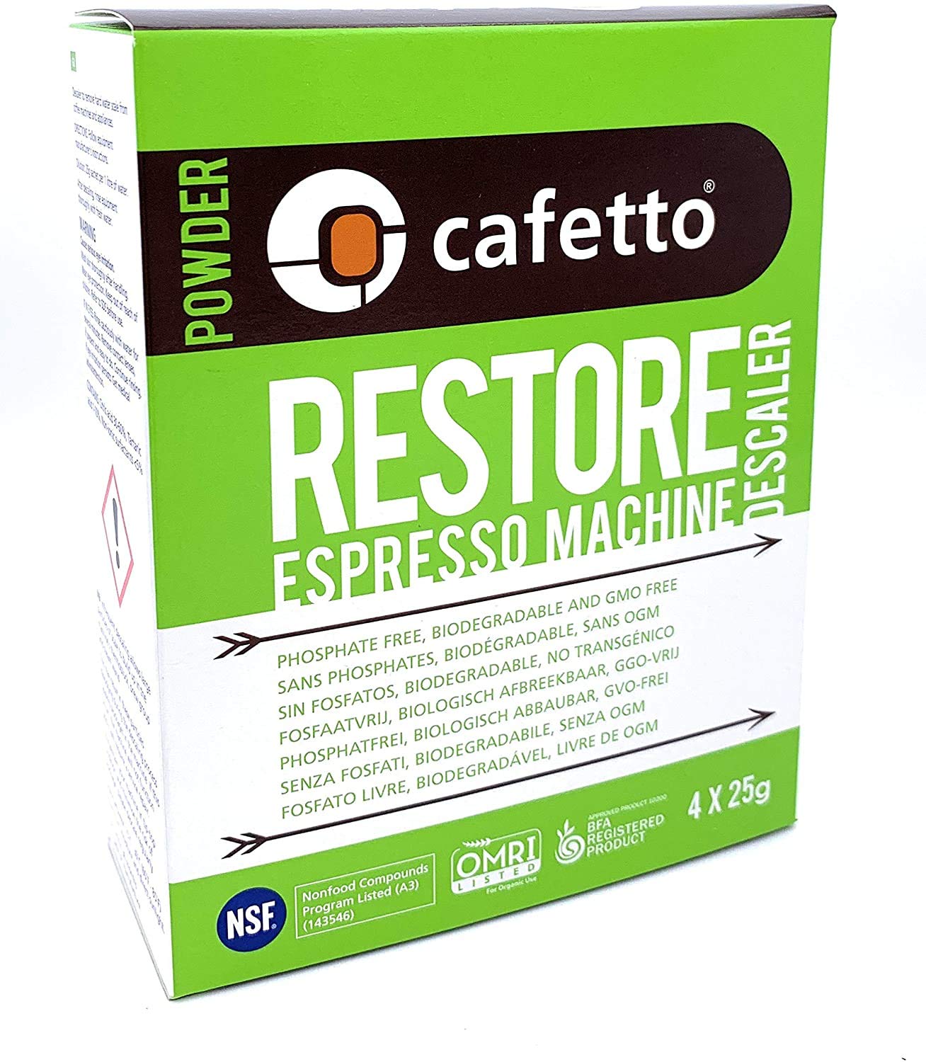 Cafetto Restore Espresso Machine Descaler