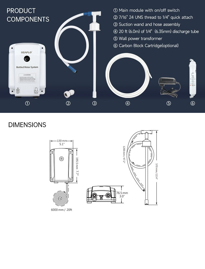 Seaflow Bottled Water System