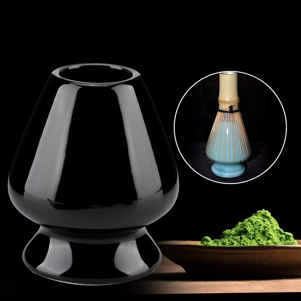 matcha whisk stand black