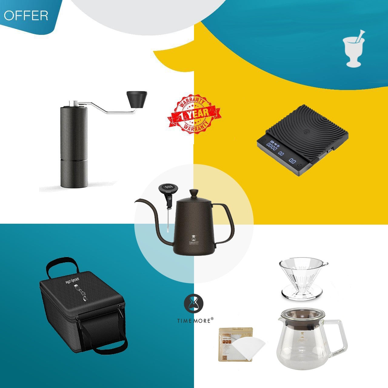 Timemore V60 kit with S bag عدة