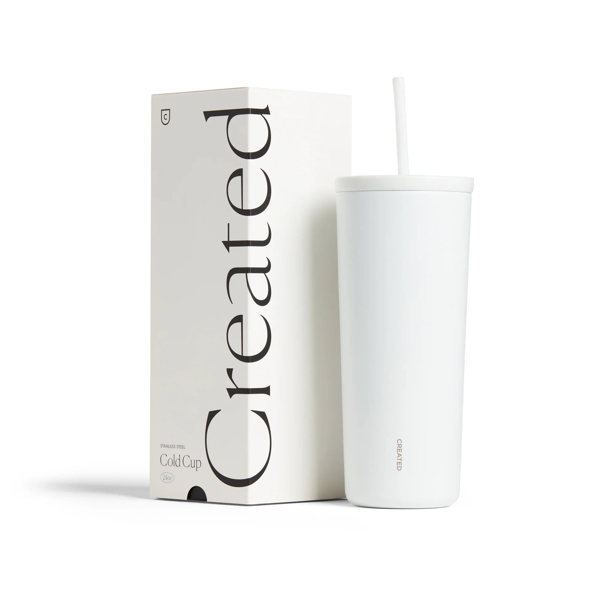 Created 24oz Cold Cup - White