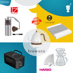 Hario V60 kit عدة مع غلاية كهربائية وشنطة