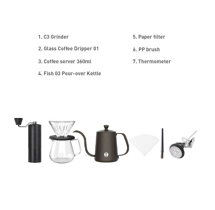 TIMEMORE C3S  Small Coffee Suitcase (v60 kit )عدة