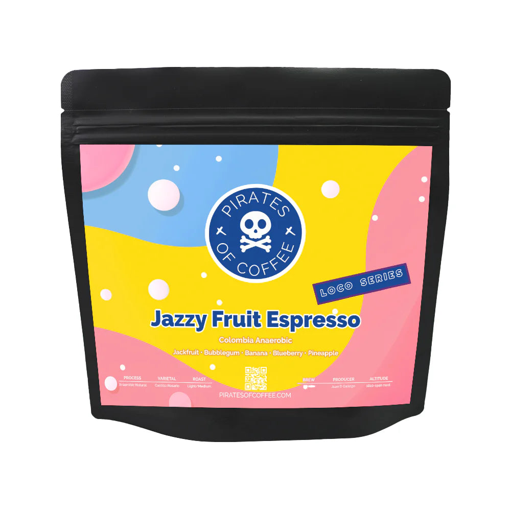 JAZZY FRUIT ESPRESSO: Colombia Anaerobic Natural Pirates of coffee