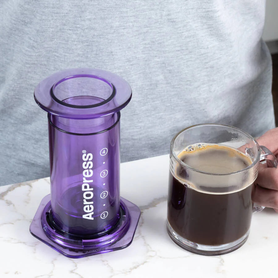 AeroPress Coffee Maker - Clear purple