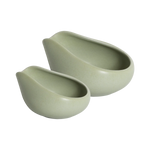 LOVERAMICS  CHAMPIONS SIGNATURE - SET OF 2 BEANS DOSING TRAYS   (Matte Light Green)