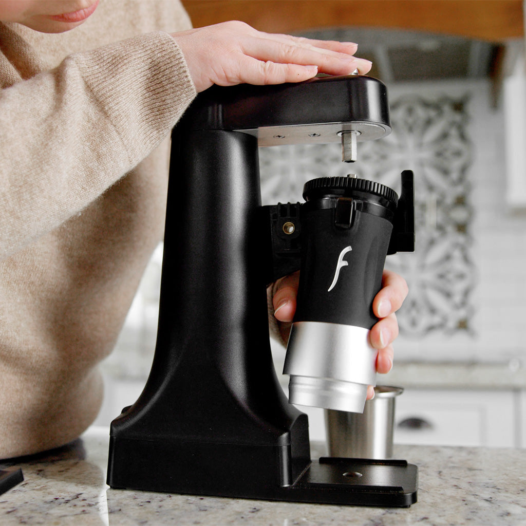 Flair Power Tower - A Manual and Electric Burr Grinder Solution(No grinder)