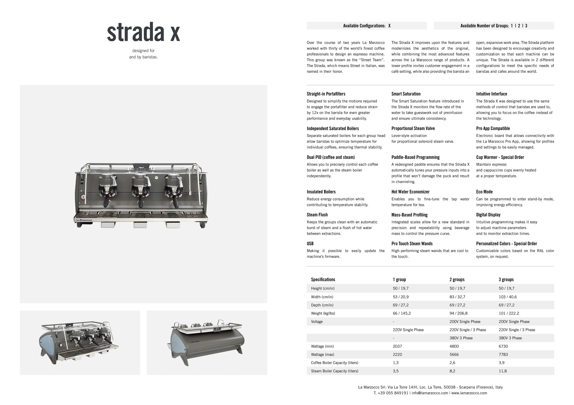 La Marzocco Strada X 3G - Coffee Machine