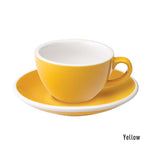 EGG SET OF  150ML FLAT WHITE CUP & SAUCER