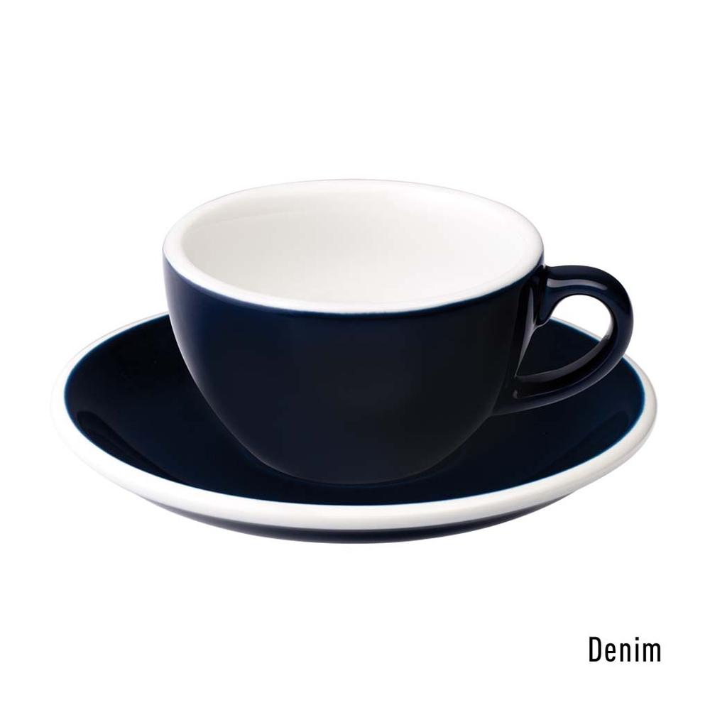 EGG SET OF  150ML FLAT WHITE CUP & SAUCER