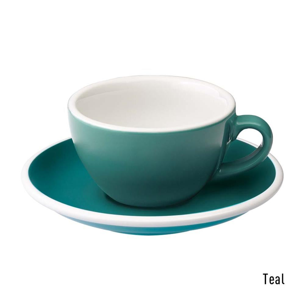 EGG SET OF  150ML FLAT WHITE CUP & SAUCER