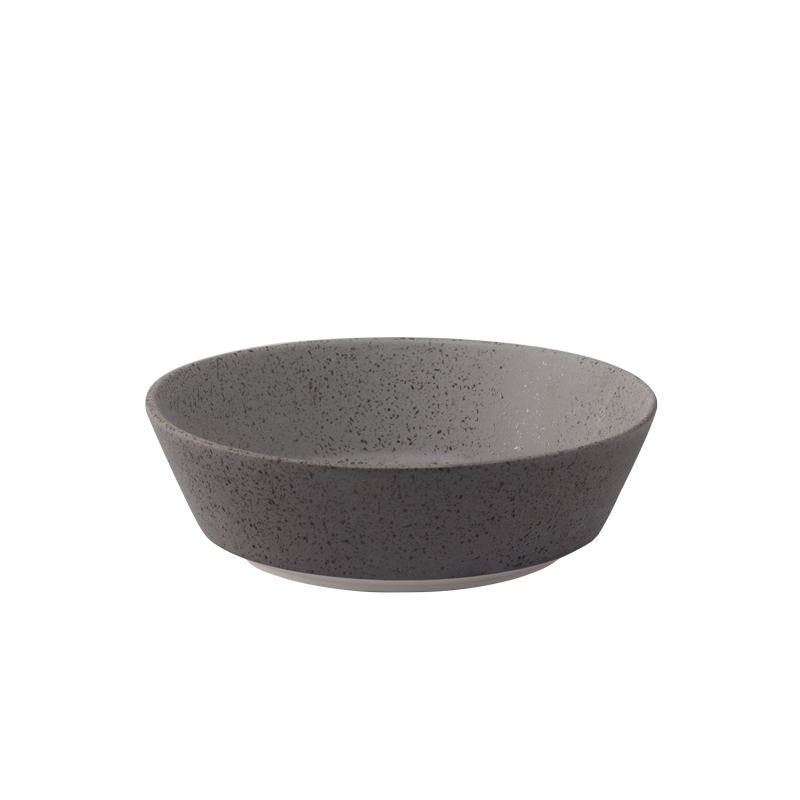 STONE 20CM SOUP PLATE (GRANITE)