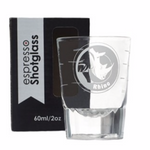 Rhino Shot Glass 2oz Lined