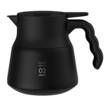 Hario V60 Insulated Stainless Steel Server PLUS - Black