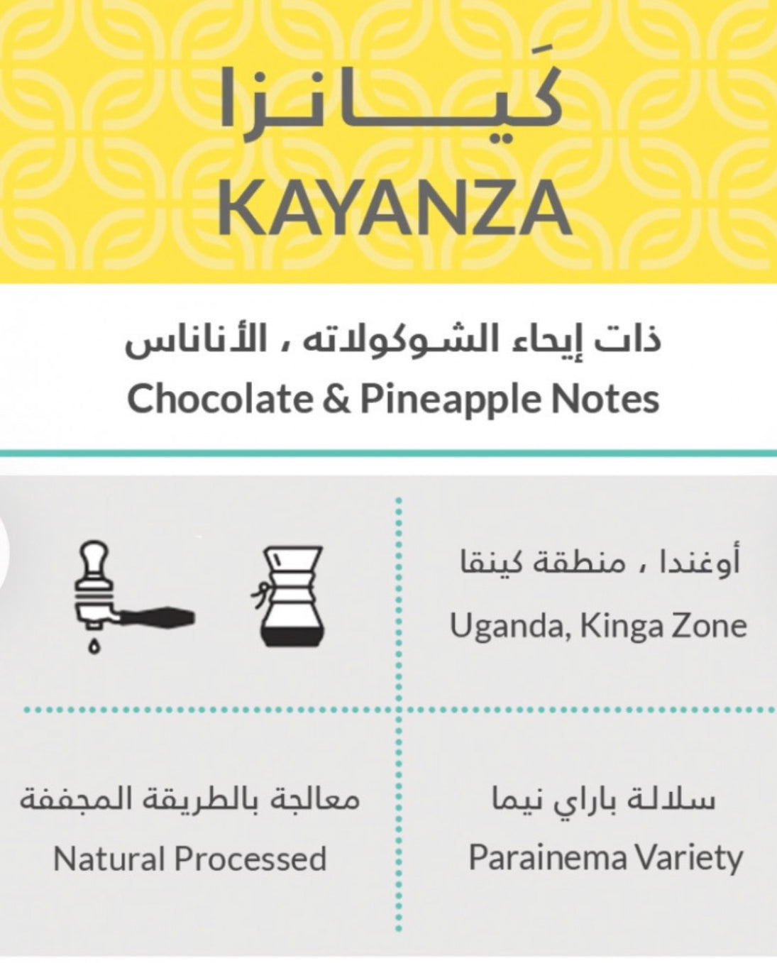 KAYANZA KIFFA ROASTERY أظرف القهوة - كيــانزا