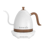 New Brewista Artisan Gooseneck Kettle - Pearl White with White Base, 600ml