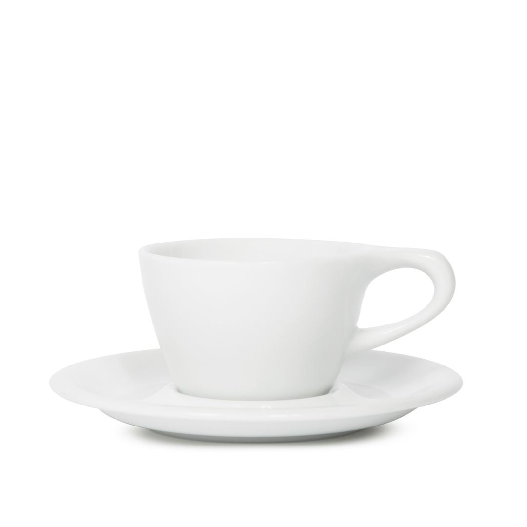 LINO 150 ml Cappuccino cup and saucer White