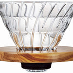 Hario V60 02 Glass and Olive Wood Dripper