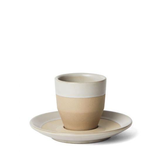 Pico Espresso Cup&Saucer, Natural