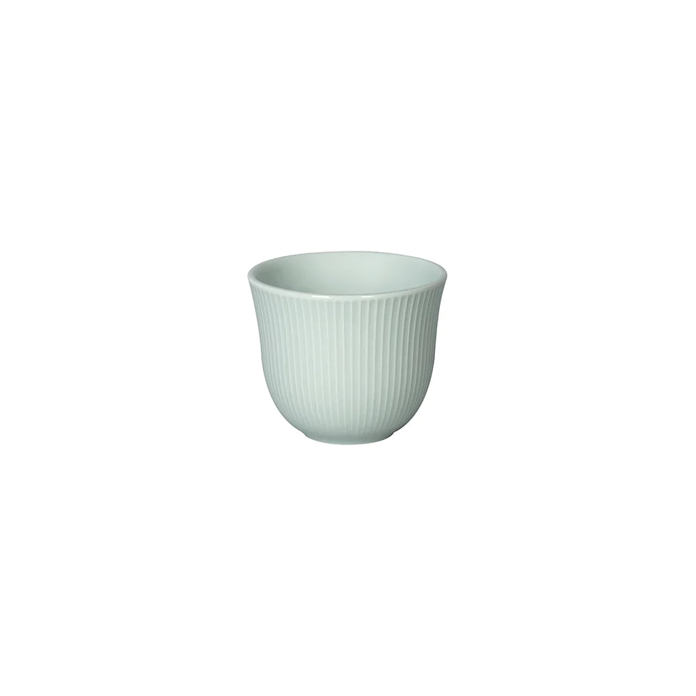 BREWERS 150ML EMBOSSED TASTING CUP CELADON BLUE