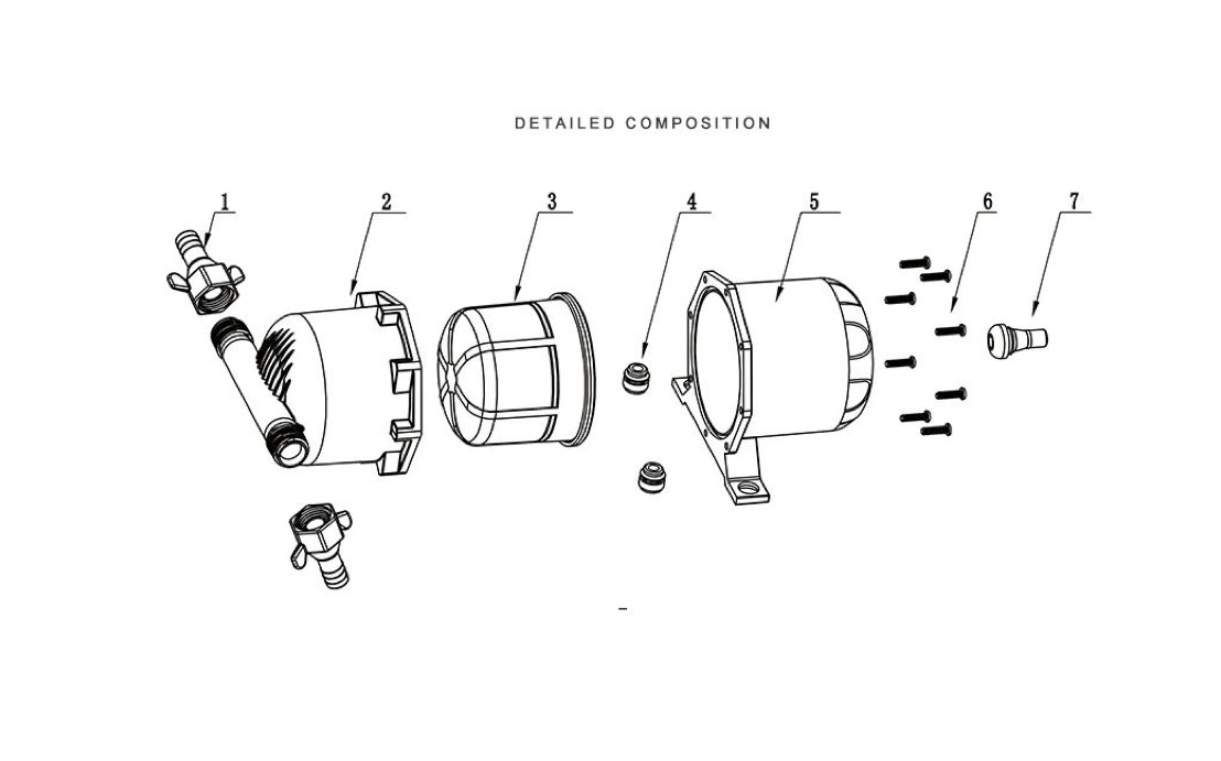 Seaflo 1.0 Liter Pressurized Accumulator Tank